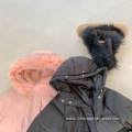 Children's Fur Collar Jacket Down Jacket